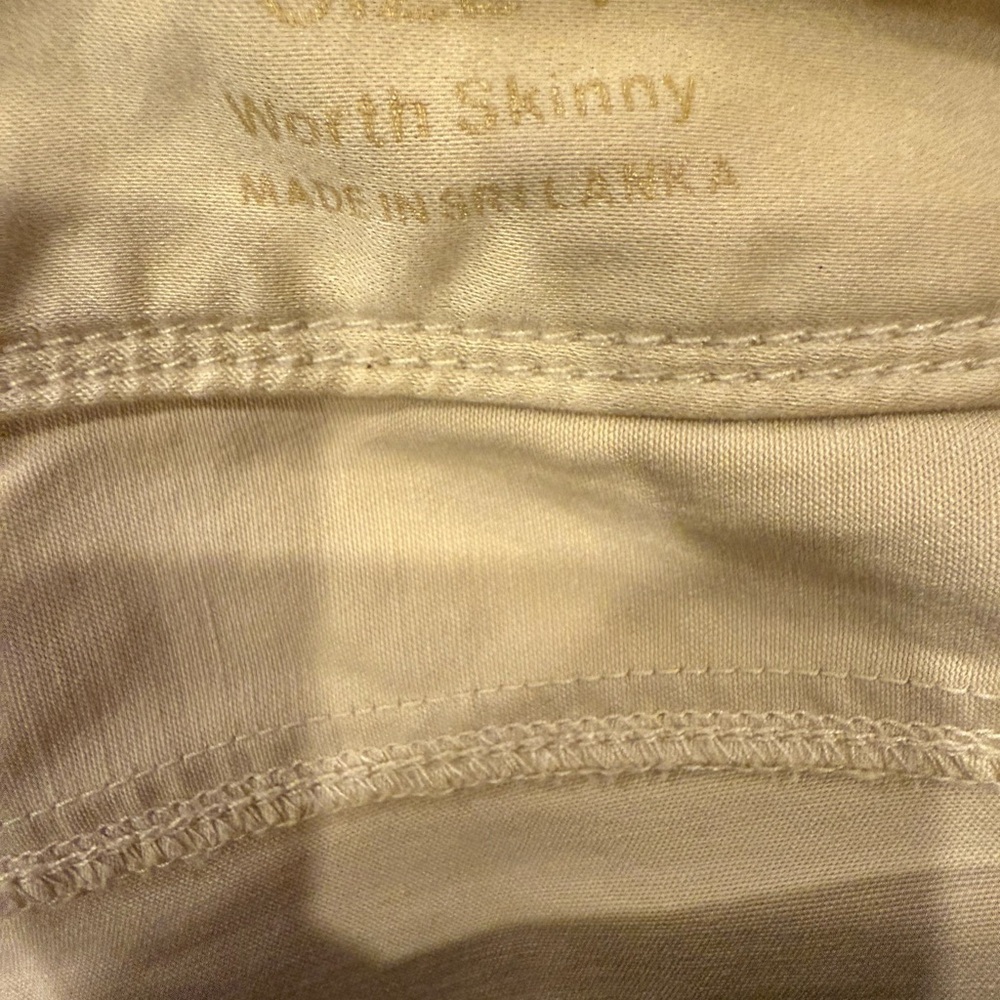 LILLY PULITZER Cream Skinny Pants - Picture 2 of 4
